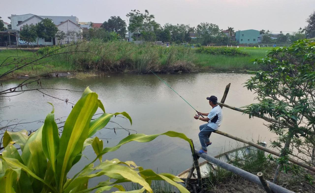 Gió Chiều Homestay - Thôn quê 2 mặt sông có bể bơi Hoi An Exterior foto